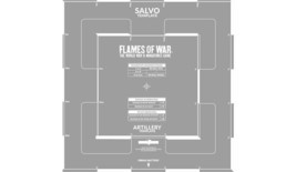 Salvo Template (Etched) (AT011) Flames of War NEW - £39.22 GBP