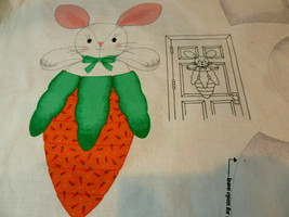Vintage Peek-a-Boo Bunny Cranston VIP Fabrics DIY Sewing Easter decor - £7.89 GBP