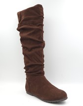 Rampage Women Knee High Slouch Riding Boots Brieze Size US 6M Brown - £12.61 GBP