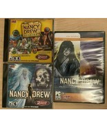 6 Nancy Drew Mystery Adventures Software Lot in 3 packages Trail of Twis... - $19.59