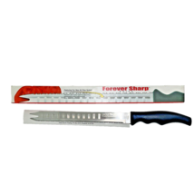 Forever Sharp Serrated Bread Carving Knife Surgical Stainless Steel ~ NEW In Box - $16.49