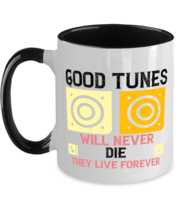 Music Mugs Good Tunes Will Never Die Black-2T-Mug  - £14.41 GBP