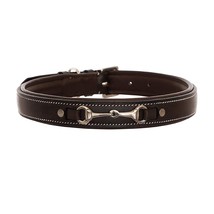 STG collar de perro de cuero sólido con correa, collar de perro para unisex - £28.05 GBP