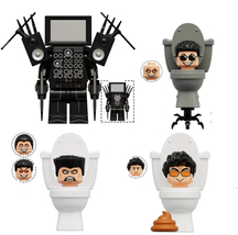 1 Set 4pcs Minifigures Titan TV Man Toilet Man Building Blocks Minifigs - £14.22 GBP