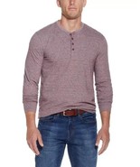 Weatherproof Vintage Men&#39;s L/S Microstripe Henley T-shirt Port Royal-Medium - $443.44 MXN