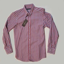 Dolce&amp;Gabbana  GOLD Men Dress Shirt Size 40 (20x31x26&quot;) NWT Red Stripes - £73.83 GBP