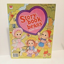 Vintage Story Book Beans Mattel Paper Doll Book 1980 NEW Whitman Red Rid... - $10.89