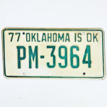 1977 United States Oklahoma Pushmataha County Passenger License Plate PM... - €11,20 EUR