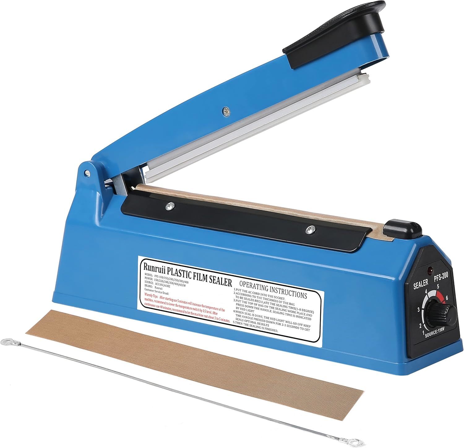 Impulse Heat Sealer Manual Bags Sealer Heat Sealing Machine 12 Inch Impulse - $39.99