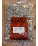 1/2 inch split nickel steel key rings quantity 1000 pieces - $115.07 CAD