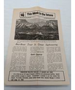 1971 Grand Teton National Park Travel Brochure - $228.75 MXN