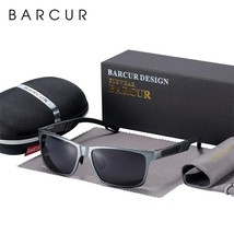 BARCUR Male Sunglasses for Men Aluminum Magnesium Sun Glasses Driving Glasses - £22.83 GBP