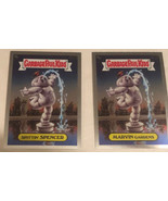 Spittin’ Spencer Marvin Gardens Garbage Pail Kids  Lot Of 2 Chrome 2020 - £3.92 GBP