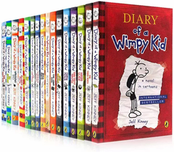 Jeff Kinney Diary of a Wimpy Kid 16 Books Collection Set, Complete Series 1-16 - £49.37 GBP