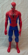 Hasbro Marvel Comics Nice SPIDER-MAN 11&quot; Jointed Plastic Action Figure Toy 2013 - £12.37 GBP