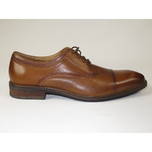 Men's Shoes Steve Madden Soft Leather upper Lace Up Navin Brandy image 8