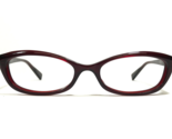 Oliver Peoples Eyeglasses Frames Marceau SI Burgundy Red Cat Eye 51-18-138 - $51.22