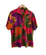 Vtg Waltah Clark Hawaiian Shirt Men Multicolor Floral Art 60s Limited Ed... - $318.33 CAD