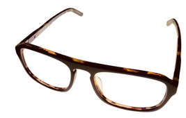 John Varvatos Mens Eyeglass Plastic Rectangle Frame V362 Black Tort 55mm - £72.10 GBP
