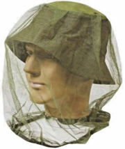 Over The Head &amp; Face MOSQUITO NET full 360 coverage green mesh misquito ... - €18,06 EUR