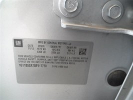 Air Cleaner VIN 1 4th Digit New Style 2.5L Opt NU6 Fits 14-15 IMPALA 104589386 - £55.95 GBP