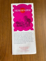 Hemisfair 68 San Antonio Texas Brochure - $20.00