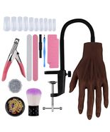 Nail Art Practice Hand with skeleton for Manicures Training,  Single Lef... - $368.75 MXN