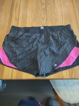 Energy Zone 2X Pink And Black Shorts Athletic Women&#39;s - £24.10 GBP
