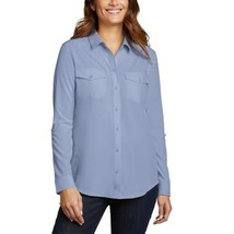 Eddie Bauer Women&#39;s Departure Stretch Moisture Wicking Long Sleeve Shirt... - $32.97