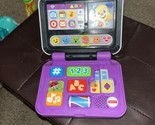 Fisher Price Laugh And Learn Click And Learn Laptop FNT20 Tested And Works - £6.78 GBP