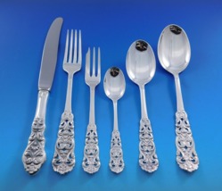 Valdres by Marthinsen Norway 830 Silver Flatware Set Service 56 pieces Luncheon - £4,674.81 GBP