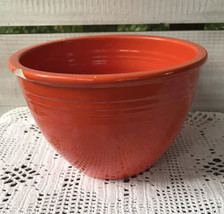 Vtg Red/Orange Nesting Mixing Bowl Fiesta HLC USA 7 1/2” Out + Inside Rings asis - £111.16 GBP