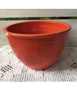 Vtg Red/Orange Nesting Mixing Bowl Fiesta HLC USA 7 1/2” Out + Inside Ri... - $194.35 CAD