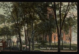 EASTON HIGH SCHOOL - EASTON PA * BUILDING TREES * not posted no writing ... - $4.90