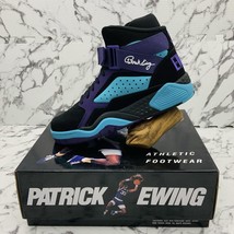 Men’s PATRICK EWING FOCUS Black | Teal | Purple Sneakers - £118.87 GBP