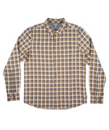 Toad &amp; Co Mens S Button Up Long Sleeve Shirt Plaid Green Yellow Cotton A... - $474.98 MXN