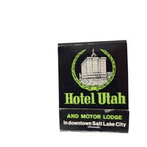 Vintage Matchbook Hotel Utah And Motor Lodge Front Strike Unstruck Adver... - $19.32 CAD