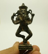 Lord Ganesh Ganesha dancing ganapati vinayaka miniature lucky Hindu god deity mi - $82.25