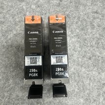 Lot of 2 - Canon Genuine Pixma PGBK 250 XL PGI-250XL BLACK Ink Cartridge - $22.99