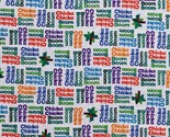 Cotton Chicka Chicka Boom Boom Books White Fabric Print by the Yard D661.17 - $15.95