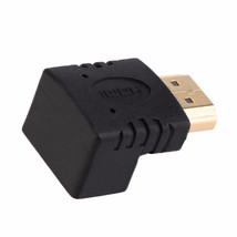 90 Degree Swivel Rotating Hdmi Male To Female Adapter Angle Convertor - £11.00 GBP