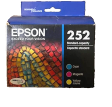 Epson 252 red blue yellow Color Ink WF3620 WF3640 WF7110 WF7210 printer copier - £37.42 GBP