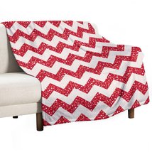 Mondxflaur Striped Throw Blanket Flannel for Living Room Loveseat Office Warm - £17.57 GBP+