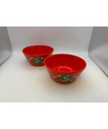 Pair of Waechtersbach CHRISTMAS TREE 4 7/8&quot; Coupe Soup Bowls - $76.64 CAD