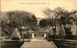 View From State House Steps Augusta Maine ME 1910s UNP DB Postcard - £4.65 GBP