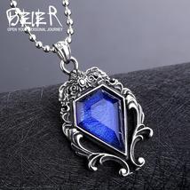 BEIER Classic Elegant 316L Stainless Steel Magic Mirror Theme Necklace /... - $18.99