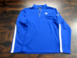 Under Armour Loose Golf Quality Long Sleeve Pullover Shirt Blue Large Men - $49.49