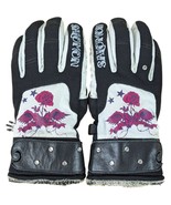Salomon Snow Gloves Guns N Roses Womens Size Small Black White Wings Red - €34,39 EUR