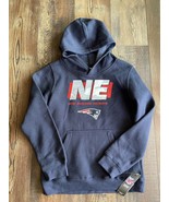 NWT NFL TEAM APPAREL New England Patriots Youth Sz Large Hoodie Sweatshi... - $41.11 CAD