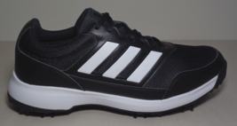 Adidas Size 10 Wide TECH RESPONSE 2.0 Core Black White New Men&#39;s Golf Shoes - £102.06 GBP